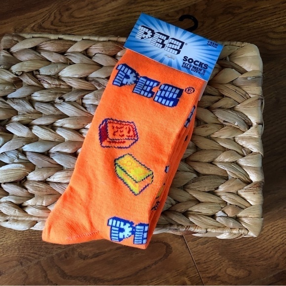 Men’s food Crew Socks: Pez - Picture 1 of 2